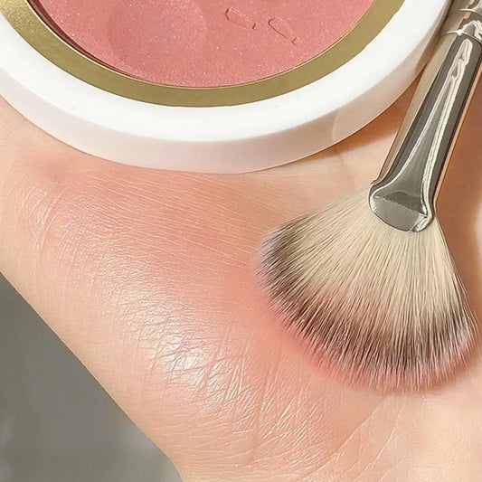 Fan-shaped Beauty Supplies Cosmetic Maquillaje Partial V Face Loose Powder Brush Highlighter Brush Blush Brush Makeup Brush