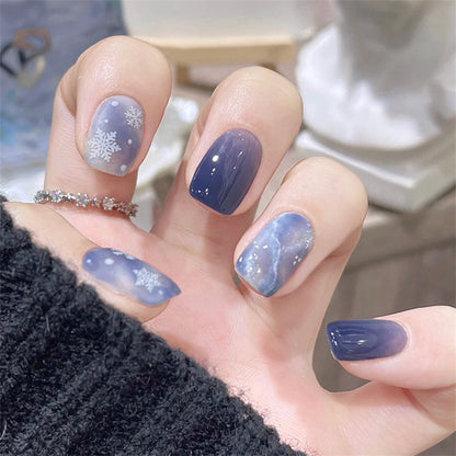 24Pcs/Set Pink Bow French Fake Nails Art Cute with Diamonds Girls Reusable Ballet Press on Nail Tips Oval Acrylic Stick on Nails