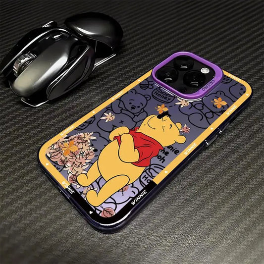 Disney Winnie The Pooh Phone Case for Apple iPhone 16 15 Pro Max 13 14 Plus 12 11 Pro plus  Matte