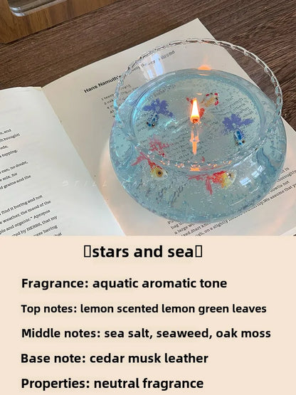 [Bubble Fish Tank] Niche Premium Atmosphere Goldfish Scented Candles Home Bedroom Birthday Gift