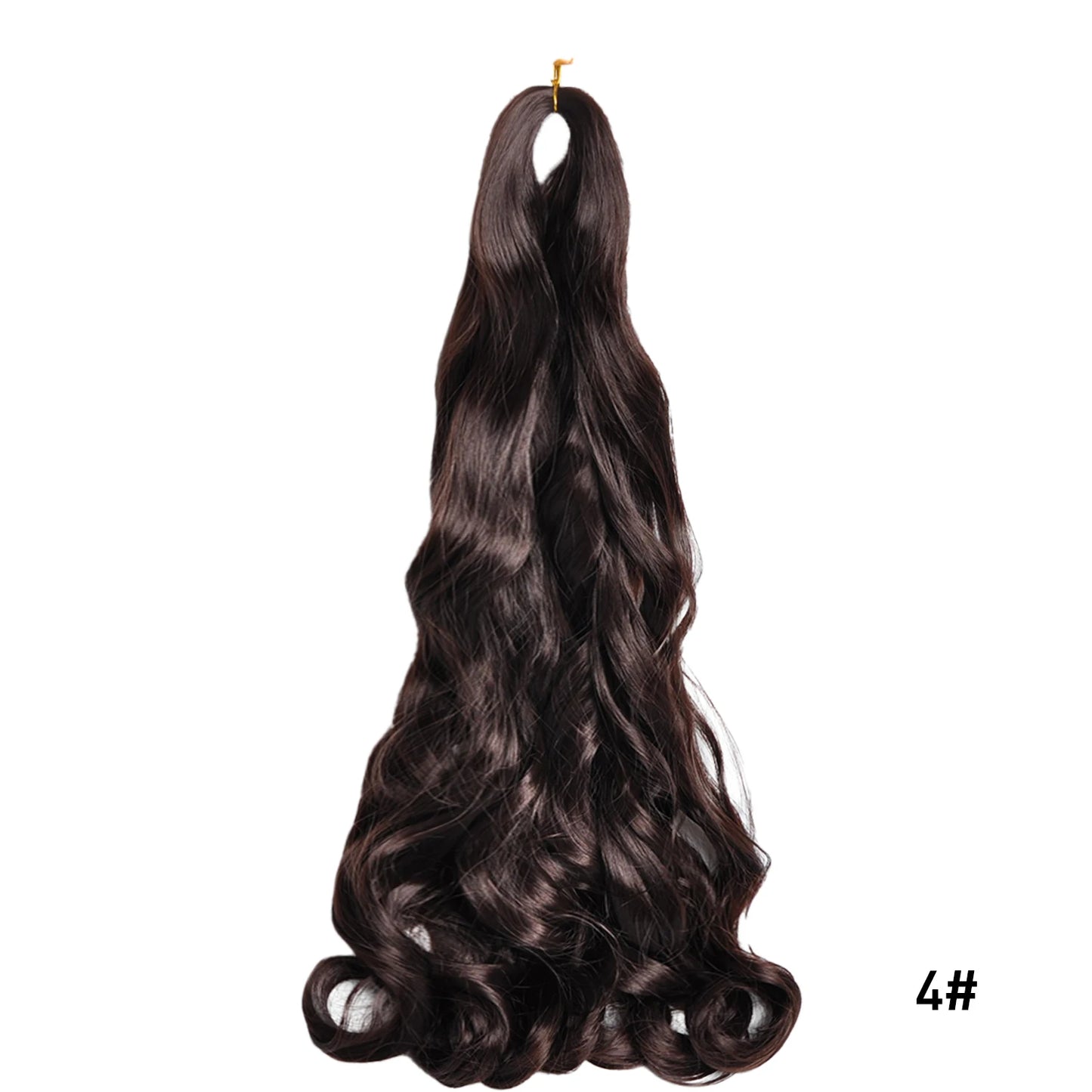Loose Wave Spiral Curl Braids Synthetic Hair French Curls Braiding Hair Extensions High Temperature Ombre Pre Stretched Hair