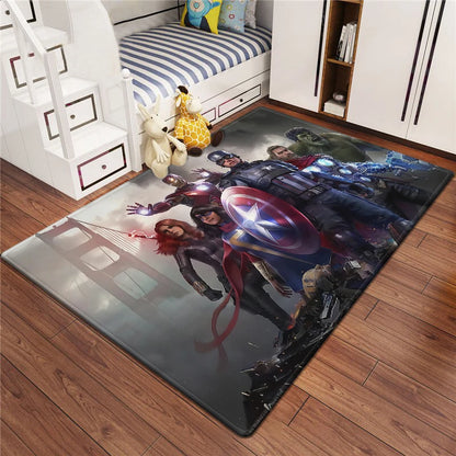 Marvel Series Customizable Carpets for Home Decor - Ideal for Bedrooms Living Rooms Sofas Camping Picnics Children's Rooms