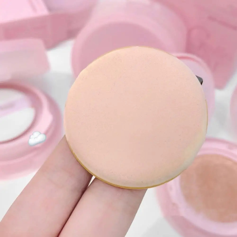 Gege Bear Double Layer Air Cushion Powder Long-Lasting Matte Pink Finish Oil Control And Makeup Fixation Removal Setting Powder