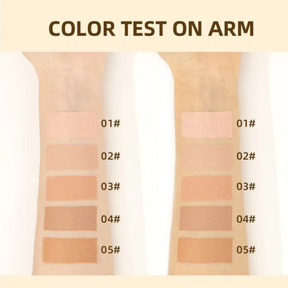 Matte Face Foundation Makeup Base Cream Full Coverage Concealer Cover Ance Moisturizing No Cracking Waterproof Face Corrector