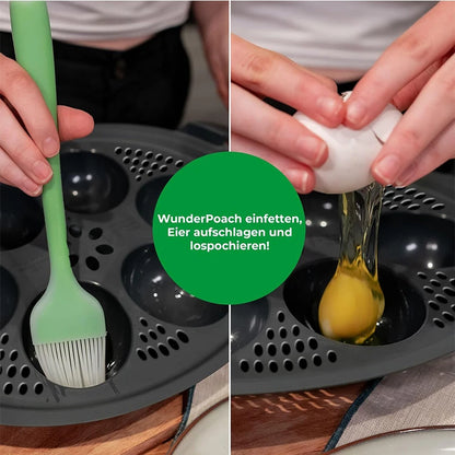 6 in1 Egg Poachers Egg Cooker Tools for Thermomix TM5 TM6 TM31 Eggs Steamer Mold Tray Stand Kitchen Baking Mould Cooking Utensil