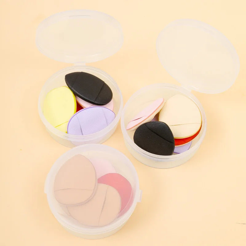 Mini Thumb Tip Foundation Puff Dry Wet Use Concealer Makeup Sponge Setting Powder Portable Cosmetic Puff for Facial Care