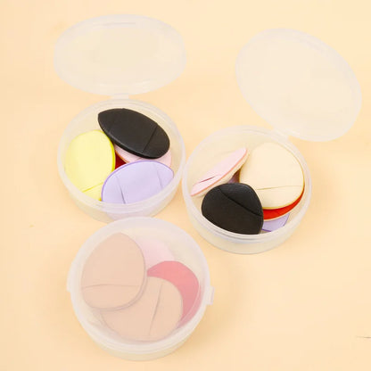 Mini Thumb Tip Foundation Puff Dry Wet Use Concealer Makeup Sponge Setting Powder Portable Cosmetic Puff for Facial Care