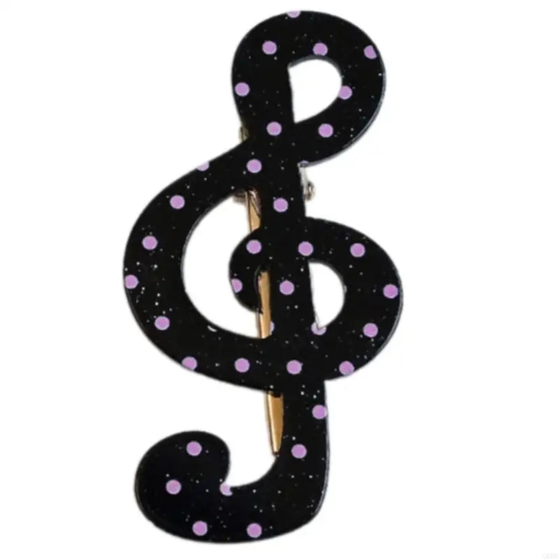 Stylish Striped Star Musical Note Resin Hair Clip Elegant Barrettes Daily Hairpin For Women Girls Fashion Accessories
