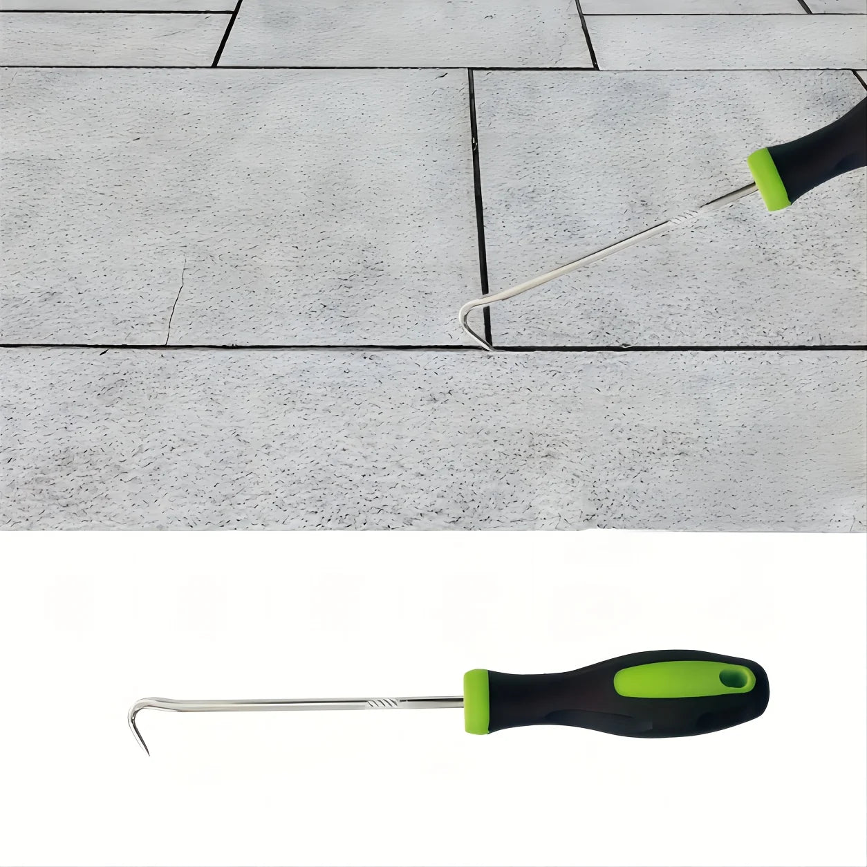 1PC Sturdy and Durable Metal Weeding Hooks, Easy To Organize The Patio Paving Joints Weeds and Moss,Patio Good Helper