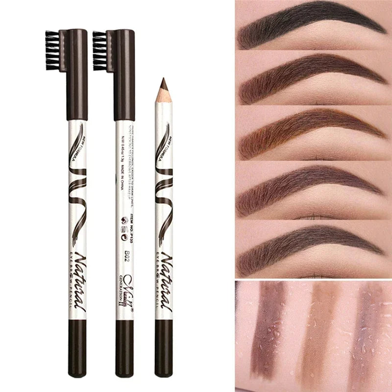 5 Colors Makeup Eyebrow Pencil Eyebrow Marker Waterproof Eyebrow Tattoo For Eyebrows Enhancer Dye Tint Pen Long Lasting