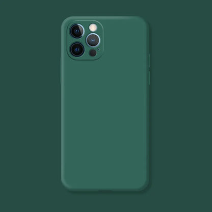 Original Soft Silicone Phone Case For iPhone 14 13 11 12 15 Pro Max Mini X XR XS 7 8 Plus SE 2020 Shockproof Back Cover Cases