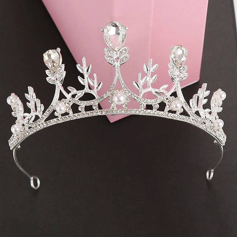 Romantic Multicolor Butterfly Princess Tiaras Crown Headband For Women Girls Wedding Party Hair Accessories Fashion Prom Crown