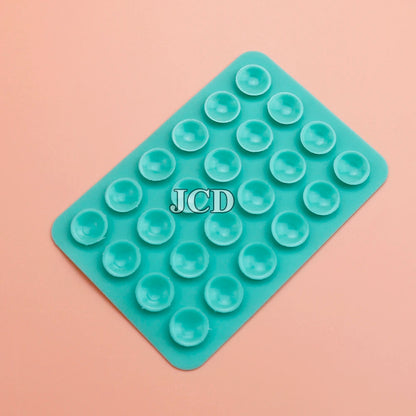 Silicone Suction Pad Back Sticker Suction Cup Phone Holder Silicone Cup Mat Smartphone Wall Stand Fixed For Glass Ceramic Tiles