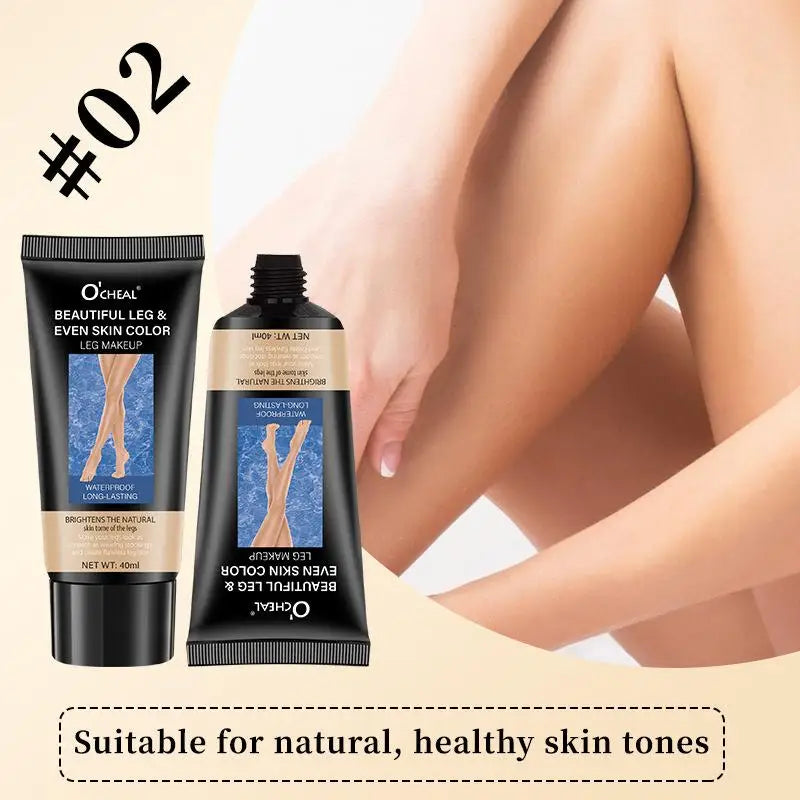 [MA]1Pc Waterproof Leg Makeup Lotion - Even Skin Tone Body Foundation For Tattoo Cover Up Lasting Body Tanning Solution