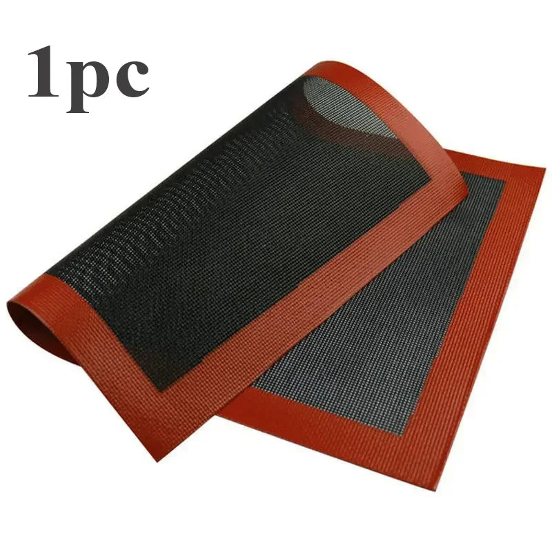 Silicone Baking Mat Sheet 30x40cm Reusable Baking Cookie Sheet Non-Stick Heat Resistant Baking Mat for Oven Grill Microwave