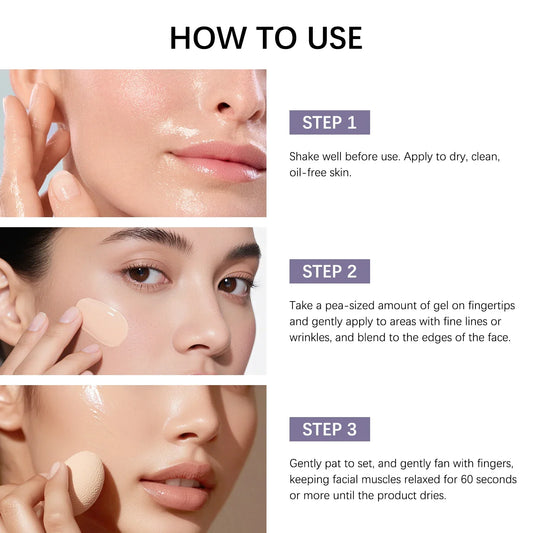 BIO-Dimot 6D Tinted Firming Gel - Instant 60 Seconds Lift, Firms Skin, Reduces Wrinkles, Evens Tone, Natural Finish, 30ml 2025.