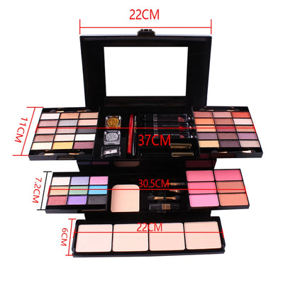 Multi-function Comestic Kit All-in-one Eyeshadow Makeup Brushes Lipstick Make Up Set Palette Case Professional Makeup Artist Box