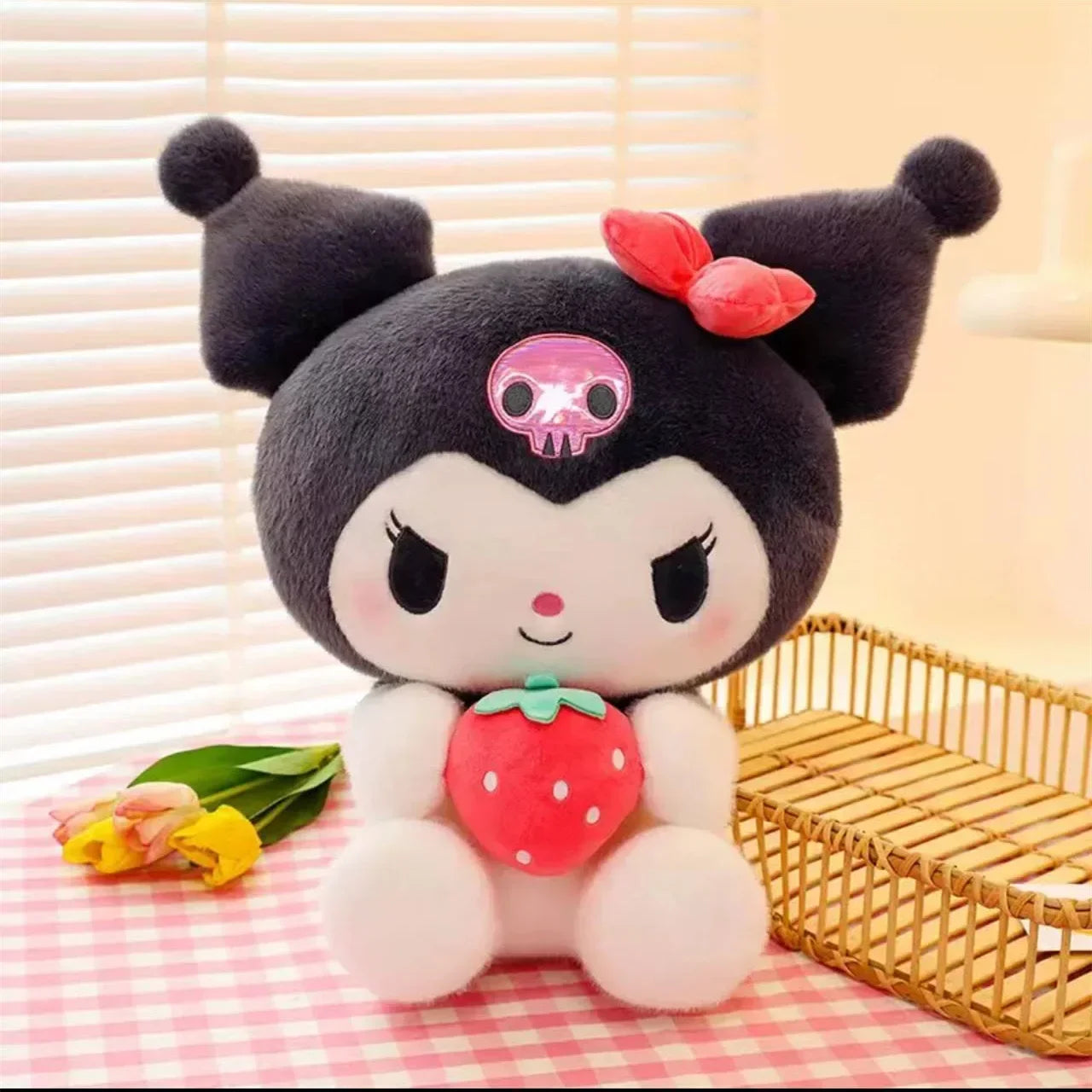 *New Kawaii 25cm Sanrio Plush Toy Jade Dog Kuromi Dressing Doll Doll Plush Toy Stuffed Animal Patung Dolls Birthday Gift
