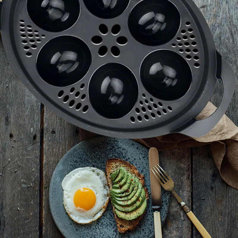 6 in1 Egg Cooker for Thermomix TM5 TM6 TM31 Eggs Poachers Steamer Bowl Mold Tray Boiling Pot Kitchen Baking Mould Cooking Tool