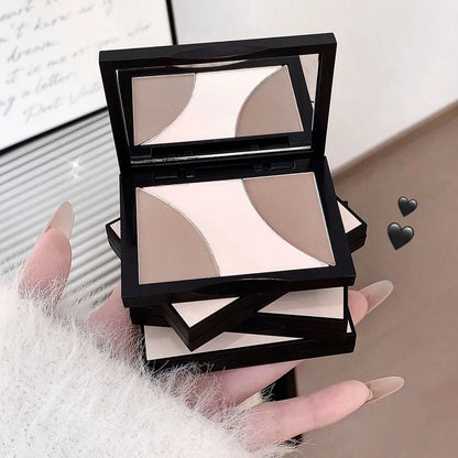 Kakashow Three-color Contouring Palette Shadow Nose Shadow Contouring Highlight All-in-one Palette