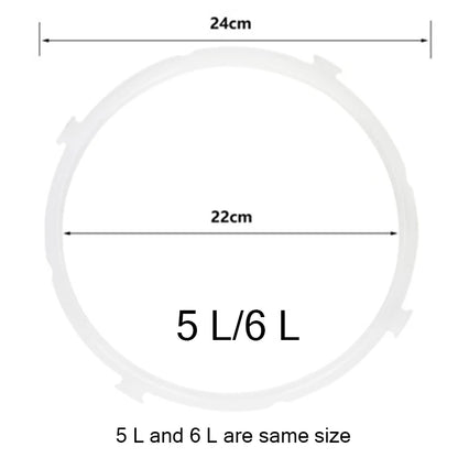 Practical 4L/5-6L Replacement Silicone Gasket Part Sealing Ring For Kitchen Electric Pressure Cooker Tools #252769