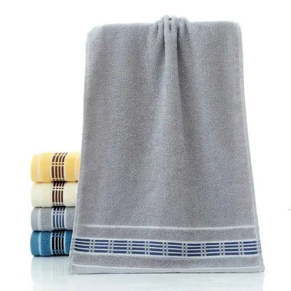 33 * 73cm Cotton Towel Soft Comfortable Thickened Absorbent and Quick Drying Face Towel and Shower Towel Adult Home Daily Gift