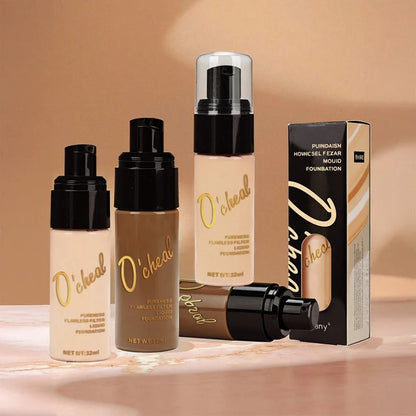 Waterproof foundation make-up concealer, long-lasting moisturizing, can build coverage and create a natural look