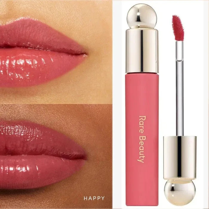 Rare Beauty Lipstick Blush Highlighter Cosmetics Moisturizing Long-Lasting Inspiring Hope Honesty Happiness Joy Makeup with Box