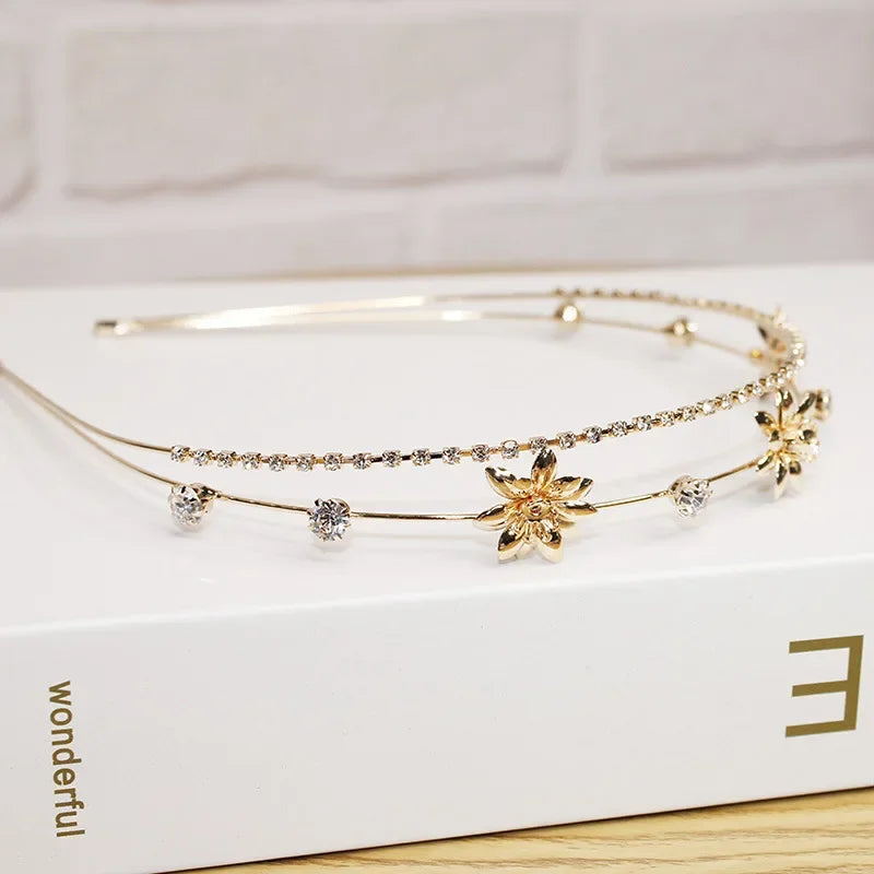 2024 New Fashion Multiple Styles Luxurious All-match Rhinestones Hairbands Headband  for Women Girl Hair Accessories Headwear