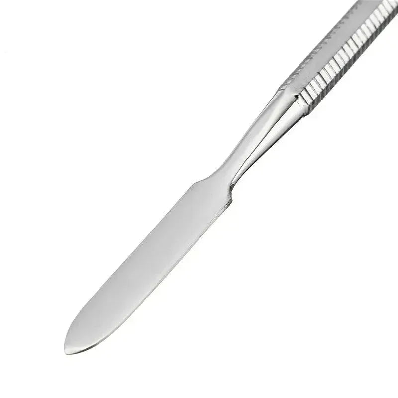 5/10Pcs Stainless Steel Mixing Spatula Tool Spatuler Rod Dental Nail Art Makeup Foundation Eyeshadow Mixing Stick Color Tools