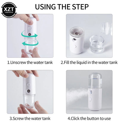 Portable Air Humidifier 30ml USB Atomizer Air Purifier Aromatherapy Essential Oil Diffuser Hydrator