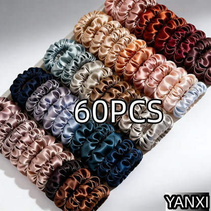 100/60/30/3/6pcs Multi Color Set Fashion Women's Small Intestine Hair ties Release scrunchies headwear scrunchy Accessories