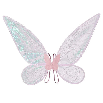 Kids Butterfly Headband Wings Cute Party Props with Fairy Wand Glitter Butterfly Dressing Up Fairy Wing Cosplay Costume