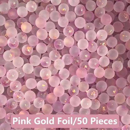 Fish tank frosted glass beads, small fish tank landscaping supplies, micro landscape ecological tank decorations and ornaments