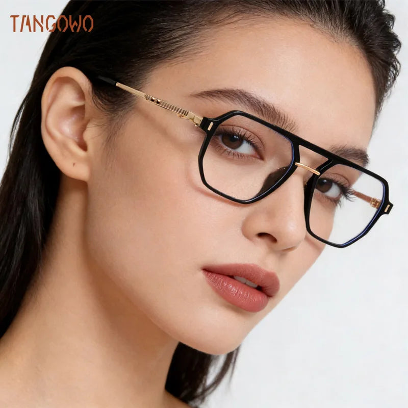 TANGOWO Prescription Glasses for Men Eye-glasses -1 Lunette Myopia Eyeglasses Photochromic Lenses Man Women's Eyepieces Eyewear
