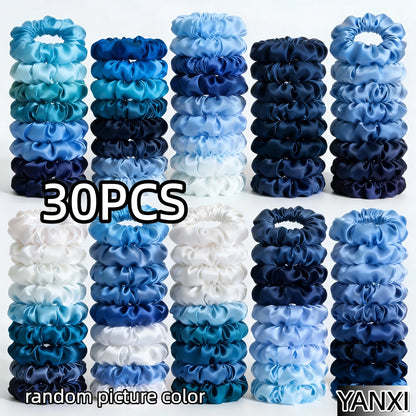 100/60/30/3/6pcs Multi Color Set Fashion Women's Small Intestine Hair ties Release scrunchies headwear scrunchy Accessories