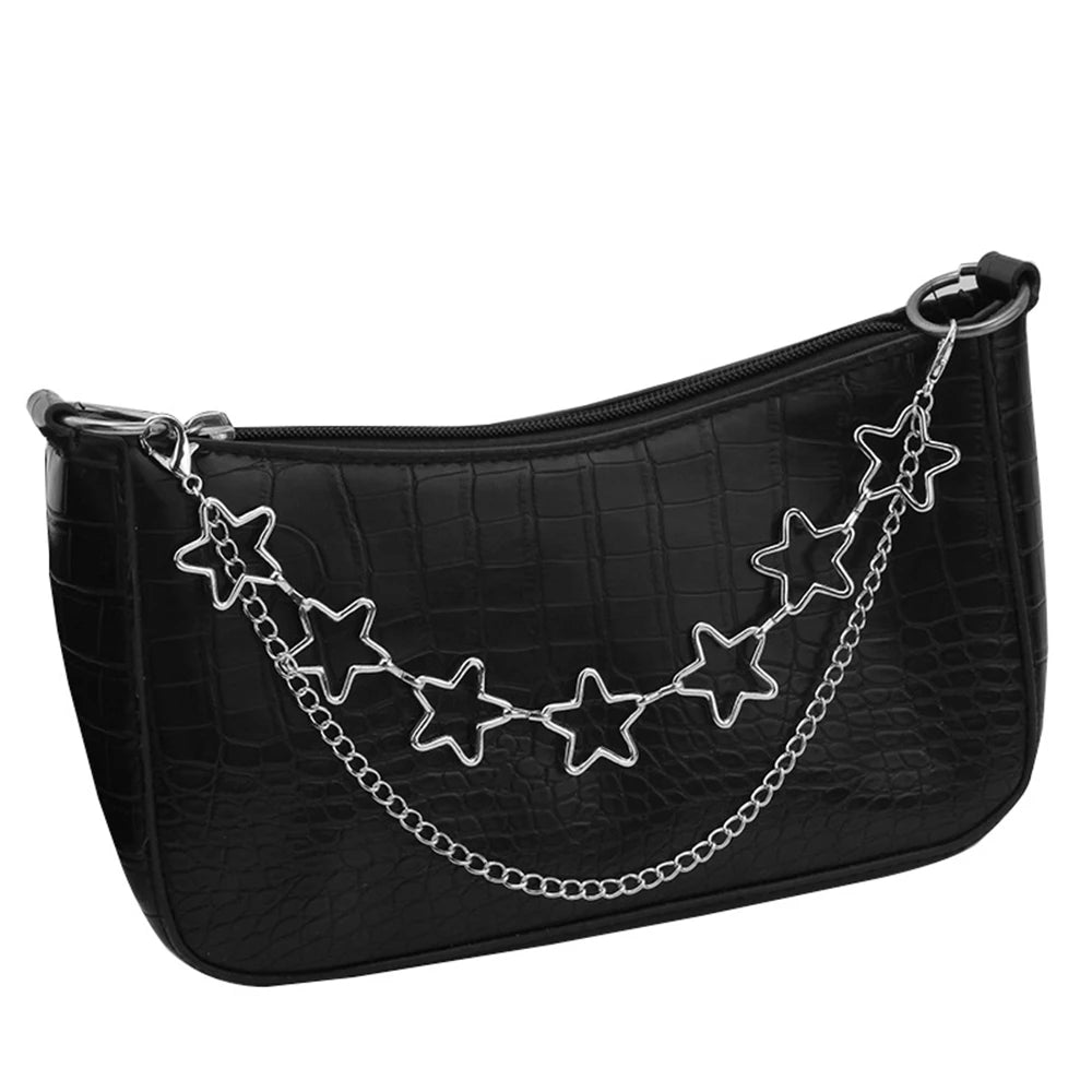 Bag Decoration Metal Chain Strap Pants Clothing Chain Shoulder Bags Chain Bag Handle Pendant With Lobster Buckle Multi-layer DIY