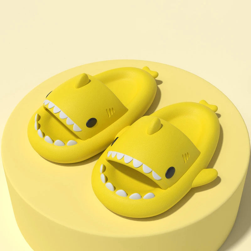 Gacimy Summer Cartoon Sandals For Children Fashion Shark Outdoor Boys And Girls Slippers Waterproof Non-slip Beach Baby Shoes