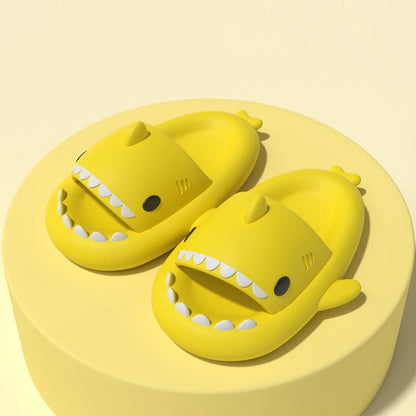 Gacimy Summer Cartoon Sandals For Children Fashion Shark Outdoor Boys And Girls Slippers Waterproof Non-slip Beach Baby Shoes