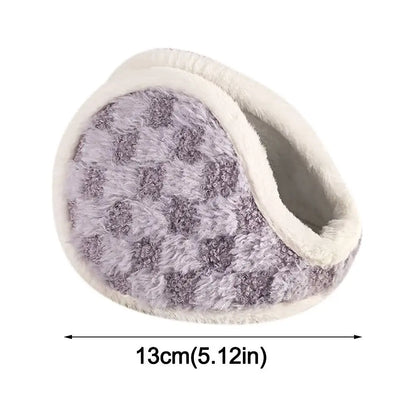 Fashion Coldproof Autumn Winter Earmuffs Thicken Warm Plush Women Men Ear Muffs Comfortable Windproof Earflap Outdoor
