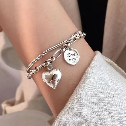 New Luxurious Geometry Square Green Crystal Bracelets Women Fashion Exquisite Butterfly Love Heart Metal Bracelets Set Jewelry