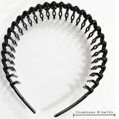 5/9pc Anti slip Toothed Hair Band Set Women's Men's Simple Frame Head Shampoo bangs Broken Hair Pressing Bracket Scrub Ornament