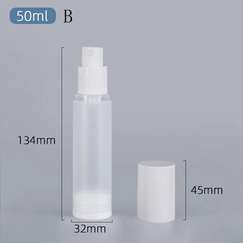 45ml Portable Mini Refillable Fragrance Hand Sanitizer Alcohol Bottle With Spray Fragrance Pump Empty Cosmetic Container Travel