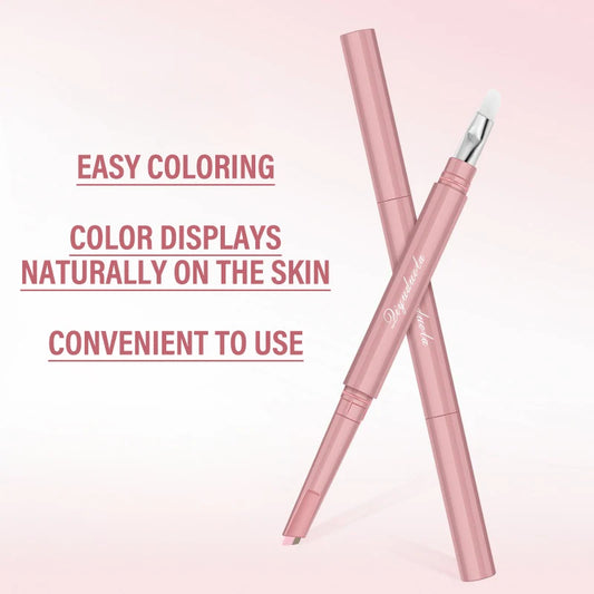 Dual-Tone Under-Eye Lying Silkworms Pencil Nude Pink Matte Highlighting Shadow Pencil Brightening Cream Aegyo Sal Makeup Pen