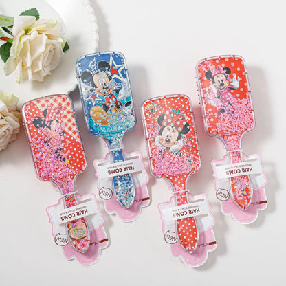 Disney Frozen Elsa Minnie Mickey Mouse Air Cushion Massage Combs Children Comb Hair Brush Hairdressing Tool Girls Christmas Gift