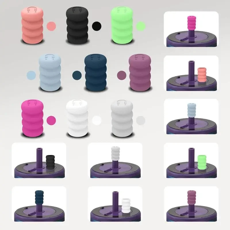 1 Pcs Portable Magnetic Suction Straw Cap Drinking Dust Plugs Tips Cover Reusable Silicone Dust Caps Water Bottle Accessories