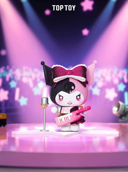 Sanrio Characters Kuromi Blind Box Sparkling Idol Series Trendy Doll Garage Kit Desktop Ornament Children Birthday Toy Gift