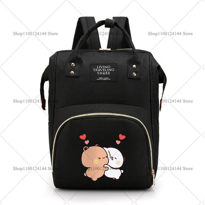Bubu Dudu Backpack Bag Mummy Yier Bear Panda Bag Mom Baby Multi-function Waterproof Outdoor Travel Diaper Bags for Baby Care