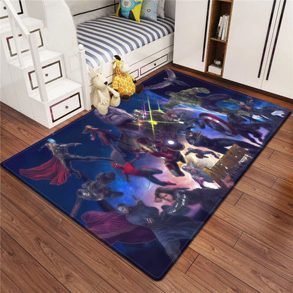 Marvel Series Customizable Carpets for Home Decor - Ideal for Bedrooms Living Rooms Sofas Camping Picnics Children's Rooms