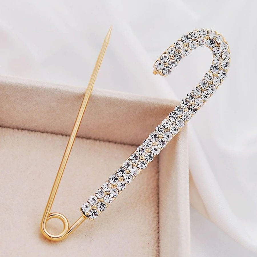 Luxury Rhinestones Flowers Imitation Pearl Brooches for Women Suit Coat Brooch Pins Corsage Elegant Jewelry Gift Accessories